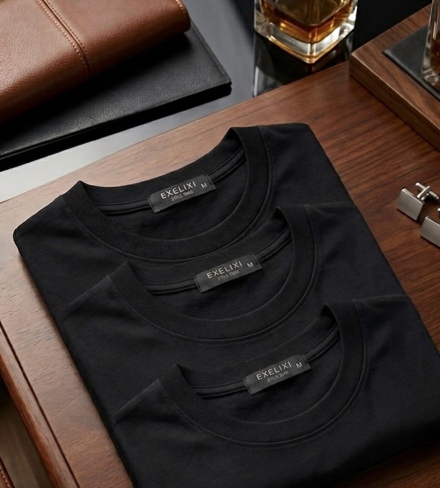 エクセリキシ 100%コットンTシャツ